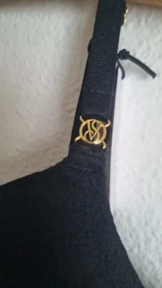 Lencería Corsé Victoria's Secret Negro