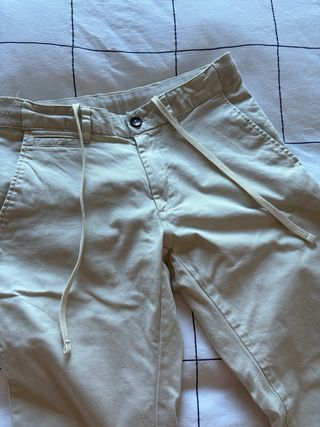 Pantalón slim fit Mango beige T.36