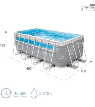 Piscina desmontable Intex Rectangular