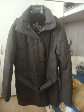 Giacca donna trapuntata marrone