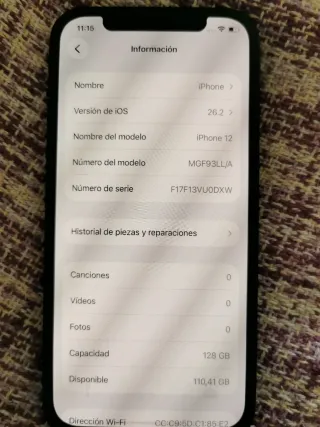 iPhone 12 128GB Negro