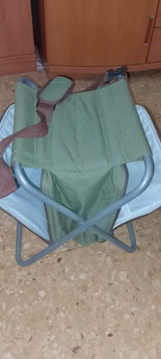 Lote 2 Sillas Plegables Lona con Nevera