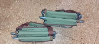 Lote 2 Sillas Plegables Lona con Nevera