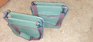 Lote 2 Sillas Plegables Lona con Nevera