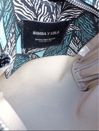 Bolso Bimba y Lola estampado hojas