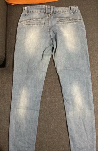 Jeans M.B.J. Light Blue Taglia M Veste S/Aderente