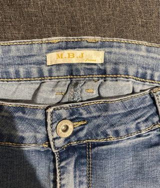Jeans M.B.J. Light Blue Taglia M Veste S/Aderente