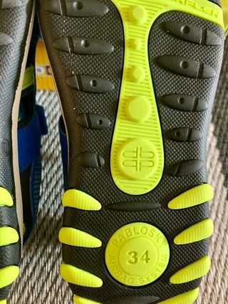 Sandalias Pablosky Azul y Verde Niños