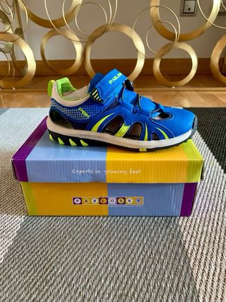 Sandalias Pablosky Azul y Verde Niños