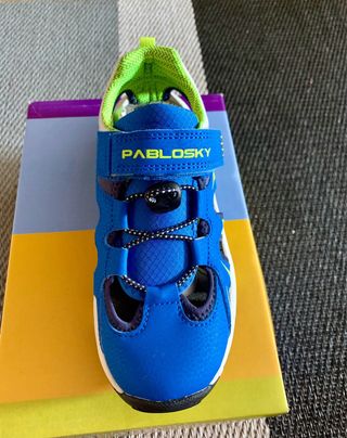 Sandalias Pablosky Azul y Verde Niños