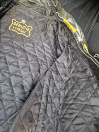 Chaqueta de cuero para moto