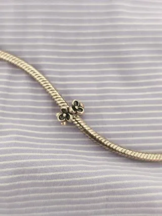 Charm Pandora Plata Flores