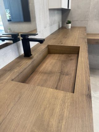 Mueble baño completo con espejos y grifería