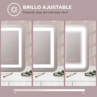 Espejo Tocador con Luz LED