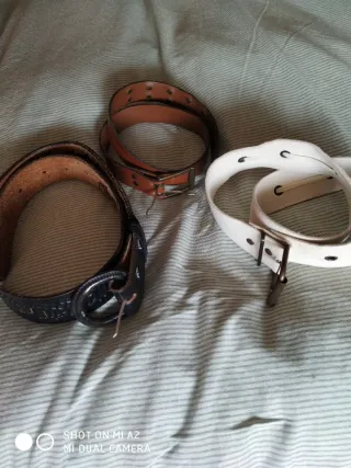 Lote 3 cinturones distintos para disfraces....