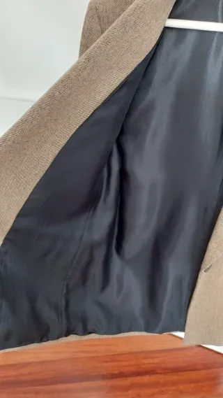 Chaqueta Zara Mujer Talla M Marrón-verde oliva