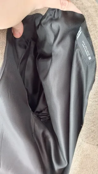 Chaqueta Zara Mujer Talla M Marrón-verde oliva