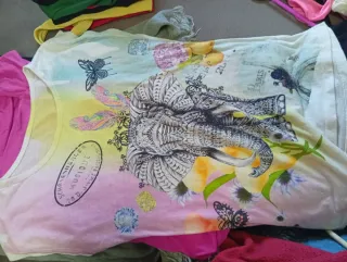 Lote 5 Camisetas S/M Estampadas Divertidas