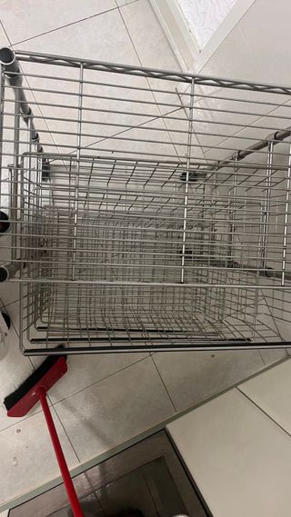 Carro Verdulero Metálico con Ruedas