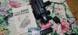 Cámara de vídeo Canon Negra