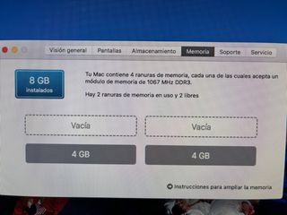 Imac Apple finales del 2009 Plata