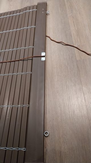 Persiana PVC Nogal Oscuro a Estrenar