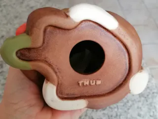 Thun coniglio grande in ceramica con carota