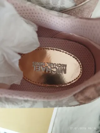 Zapatillas Michael Kors Originales Rosa y Dorado