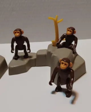 Playmobil Chimpancés en Roca