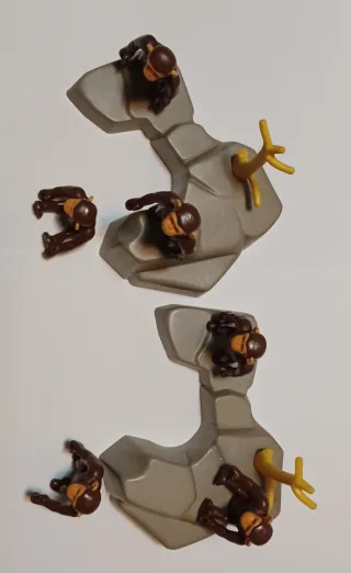 Playmobil Chimpancés en Roca