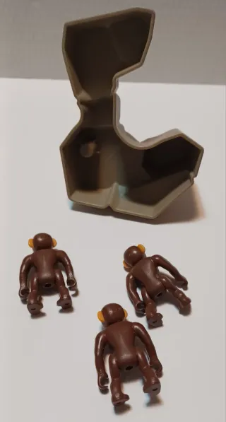 Playmobil Chimpancés en Roca