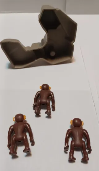 Playmobil Chimpancés en Roca