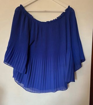 Blusa Azul Eléctrico Talla 44