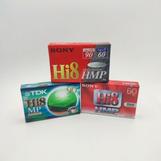 Cintas Hi8 Sony y TDK precintadas