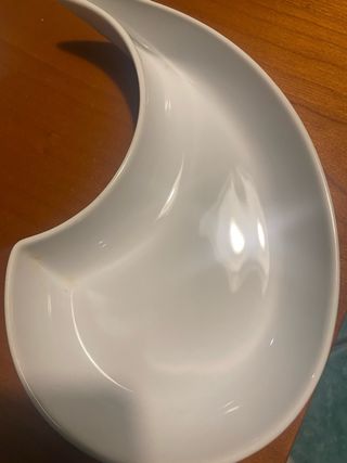 Antipastiera in porcellana bianca