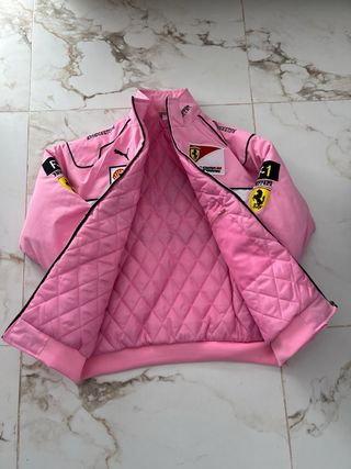 Chaqueta Ferrari rosa F1 talla S motorsport racing