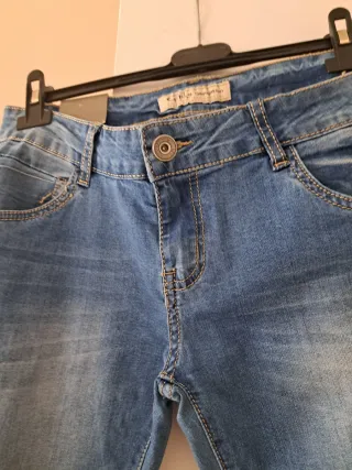Pantalón vaquero mujer azul
