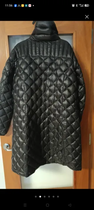 Abrigo plumífero Michael Kors negro mujer