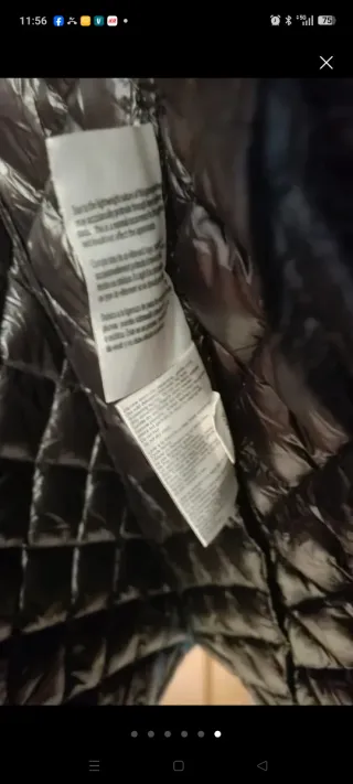 Abrigo plumífero Michael Kors negro mujer