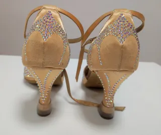 Zapatos Baile Latino con pedrería.