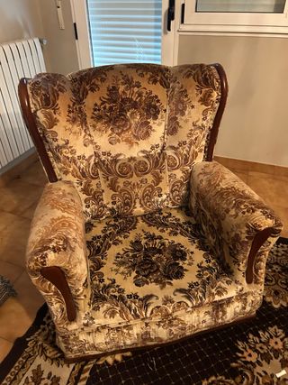 Sofá antiguo de 1 plaza