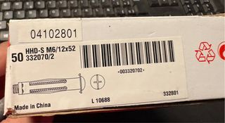 Tacos Hilti para tabiquería