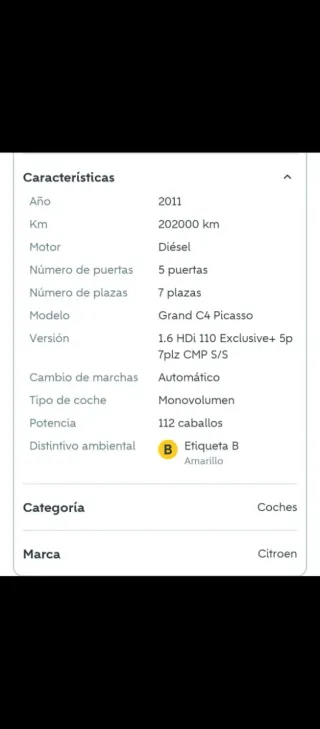 Citroen C4 Picasso 2011