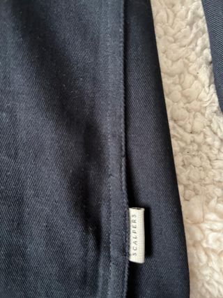 Camisa Scalpers azul marino, nueva. Talla 39