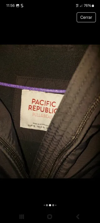 Chaqueta Pacific Republic Negra