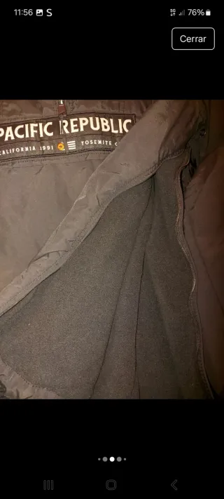 Chaqueta Pacific Republic Negra