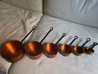 Juego Cacerolas Cobre Vintage