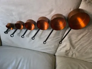 Juego Cacerolas Cobre Vintage