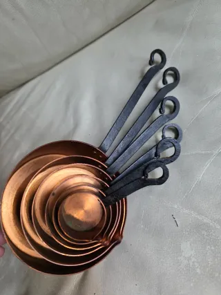 Juego Cacerolas Cobre Vintage