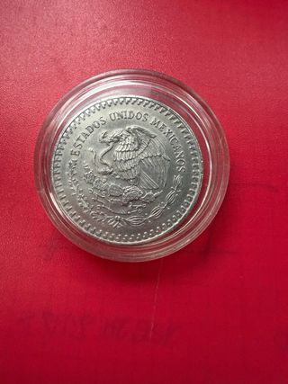 Moneda Plata 1 Onza Mexico 1992